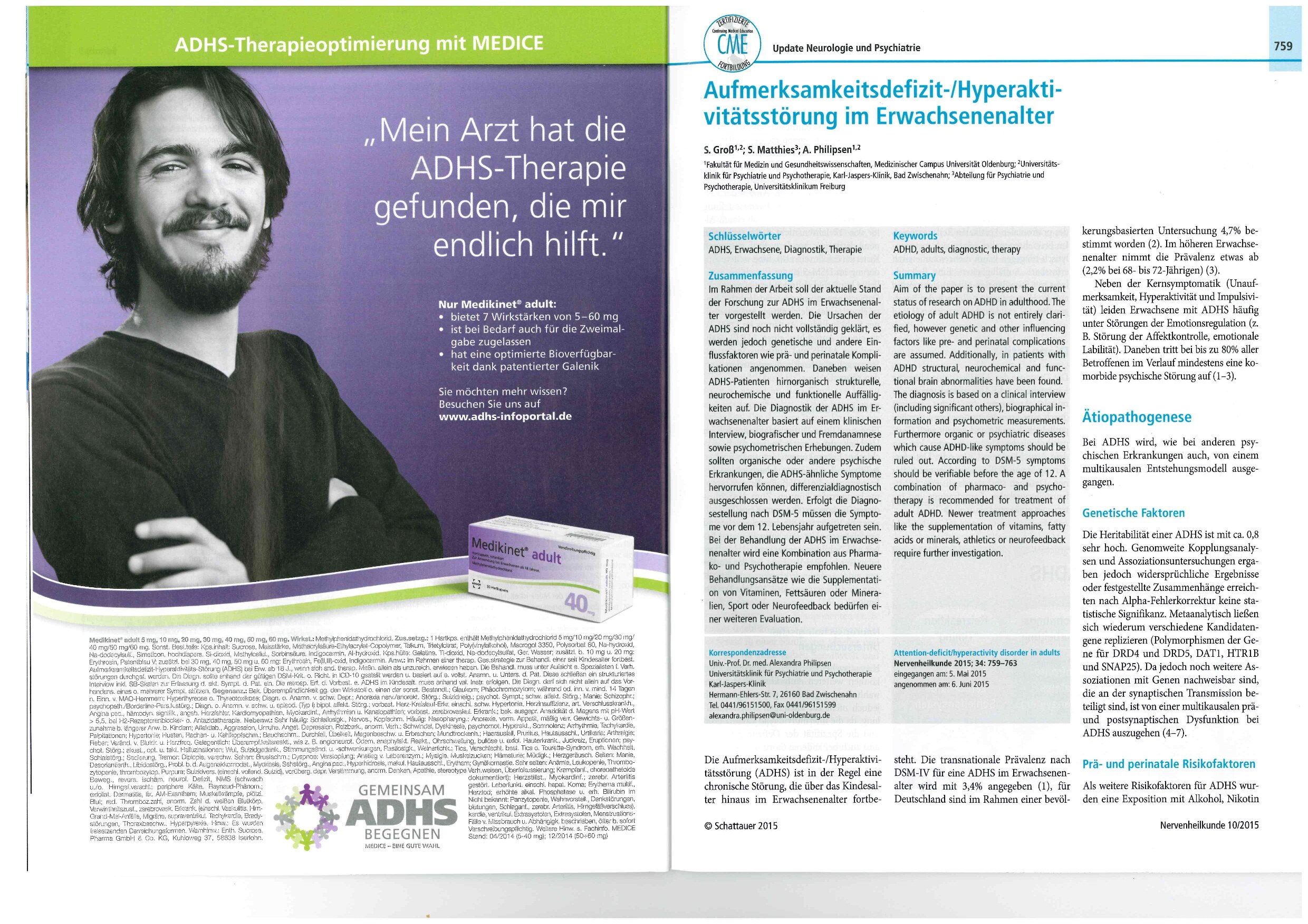 ADHS/ADS im Erwachsenenalter