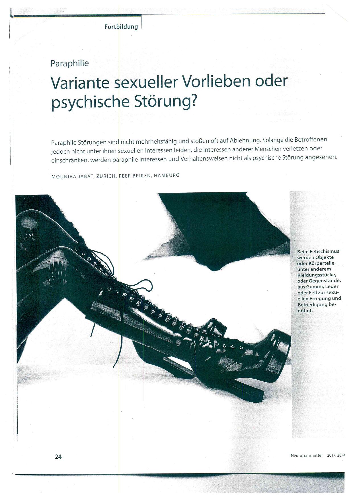 Jabat Variante sexueller Vorlieben oder psychische Störung